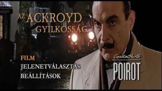 Poirot Az Ackroyd gyilkosság  DVD Menü [upl. by Hsiekal]