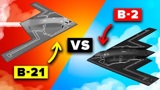 B21 vs B2  Which Stealth Fighter is Deadlier [upl. by Olpe653]