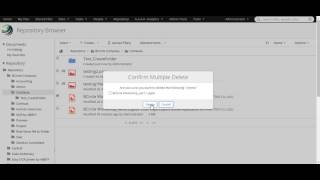 Alfresco 51  Delete file [upl. by Aihc]