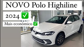 NOVO POLO HIGHILINE 2024 O QUE MUDOU [upl. by Sabella943]