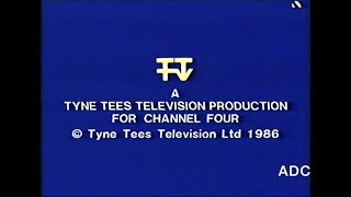 Channel 4 trailer link announcer Veronica Hyks amp Tyne Tees logo 25th October 1986 [upl. by Dric]