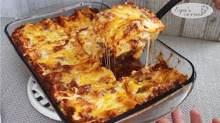 Recette Lasagna facile  لازانيا باللحم المفروم سهلة [upl. by Yur]