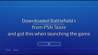 PS4 Error quotNot Enough Free MemoryStorage Spacequot Issue Solved [upl. by Aleehs677]