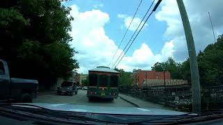 Eureka Springs Historic Down Town Drive Through [upl. by Nosoj]