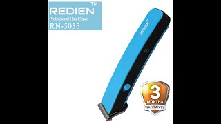 Redien Rn5035 MENS Rechargeable Hair clipper amp beard Trimme [upl. by Ettelocin]