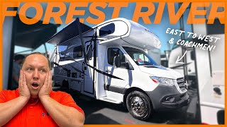 Coachmen Forest River and East to West AMAZING Motorhomes [upl. by Cerveny162]