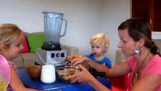 Raw Ice Cream For Kids Using Optimum Blender [upl. by Lisette351]