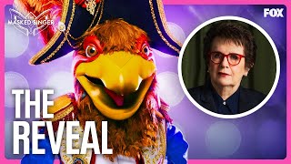 The Reveal Billie Jean King is Royal Hen  Season 10  The Masked Singer [upl. by Grimbal704]