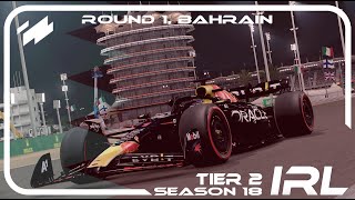 Invictus Racing League F1 23Tier 2Round 1  Bahrain [upl. by Rosenfeld]