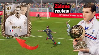 97 ICON ZINEDINE ZIDANE PLAYER  ZINEDINE ZIDANE FC MOBILE GAMEPLAY [upl. by Juni]