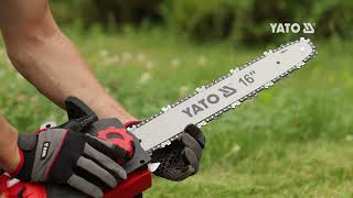 Electric chainsaw YATO YT84868 YT84871 YT84872 [upl. by Verada]