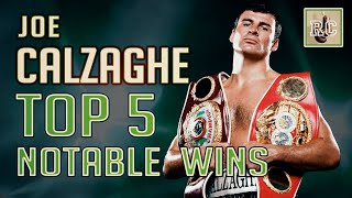 Joe Calzaghe  Top 5 Notable Wins [upl. by Dewayne213]