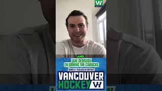 Jake DeBrusk On Signing With The Canucks [upl. by Ibloc]