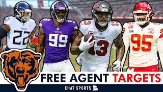 Chicago Bears Free Agent Targets Top 10 Players Bears SHOULD Sign In 2024 NFL Free Agency [upl. by Nelia]