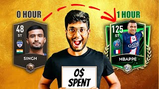 How much OVR can we reach in 1 HOUR without spending any MONEY [upl. by Fraase]