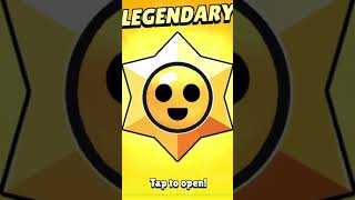 Opening a legendary Starrdrop from the braw pass brawlstars gaming [upl. by Dorris833]