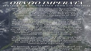 ORATIO IMPERATA Prayer for Deliverance from Calamities [upl. by Nyasuh]