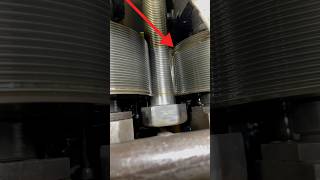 Threading Of Huge Bolt😲 shorts satisfying threading [upl. by Nortad]