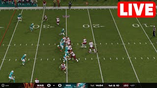 NFL LIVE🔴 Washington Commanders vs Miami Dolphins  Preseason Week 2 Full Game 17 August 2024 NFL 25 [upl. by Ekaj]