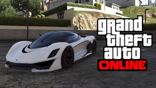 GTA 5 McLaren P1 on GTA 5  New quotGROTTI TURISMO Rquot Car  Turismo VS Adder [upl. by Riva]