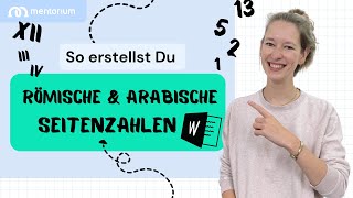 🔢 Römische und arabische Seitenzahlen in Word einfügen – in nur 2 Minuten  Mentorium 👩‍🎓🧑‍🎓 [upl. by Orv]