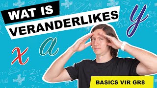 Wat is veranderlikes  Graad 8 Wiskunde Basics [upl. by Nayk]