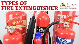 Types of Fire Extinguisher and Their Uses [upl. by Schlicher]