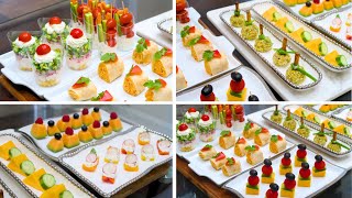 Quick and easy party food ideas  7 appetizer recipes for parties [upl. by Riffle]