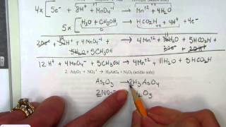 Balancing Complex Redox Reactions [upl. by Aicatsue264]