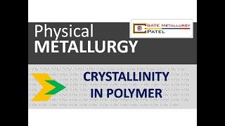 PROBLEM ON CRYSTALLINITY OF A POLYMER [upl. by Irama]