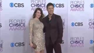 Jensen Ackles and Pregnant Danneel Ackles at 2013 Peoples Choice Awards [upl. by Amelina]