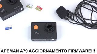 APEMAN A79 TUTORIAL  AGGIORNAMENTO DEL FIRMWARE E MICROFONO ESTERNO [upl. by Stonwin]