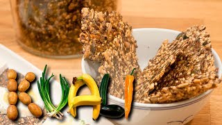 Nordic seed crackers  The best crispbread I know  LCHF [upl. by Amary751]