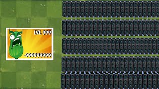 MAX PLANTS 999 VS 1000 SPEAKERS FULL HEALTH  PVZ 2 CHALLENGE [upl. by Filipe]