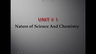 Chemistry  Class 9th  NBF New Book  Unit  1  Full unit notes and FBISE related important topics [upl. by Nwahsor313]