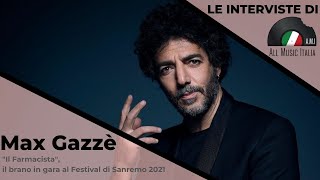 Max Gazzè Intervista Il Farmacista Sanremo 2021 [upl. by Mellisent594]