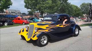 Driving Around the 45th Annual NSRA Street Rod Nationals East 2018 2 [upl. by Assenahs]