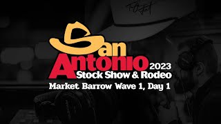 San Antonio Livestock Show 2023  Market Barrow Wave 1 Day 1 [upl. by Llednew]