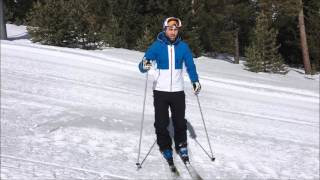 Serkan Hoca Kayak Dersi Ski Lesson 711 Basit Dönüş [upl. by Anos320]