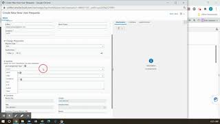 Creating a New User Request Record [upl. by Georgine]