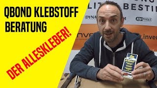 QBond Klebstoff Beratung  Der Alleskleber  Steinhart in wenigen Sekunden [upl. by Orvas]