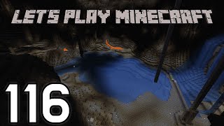 Lets Play Minecraft  Ep116  Cave Lake [upl. by Edme]