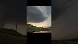 Amazing tornadic supercell storm in North Dakota Is it chase season yet [upl. by Mia]