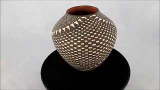 Sandra Victorino Acoma Pueblo Pottery Jar [upl. by Cleasta]