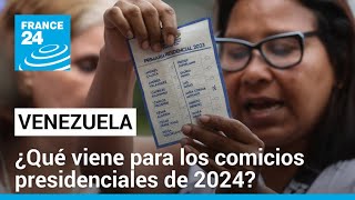 El futuro electoral de Venezuela la incógnita ante las presidenciales de 2024 [upl. by Southard]