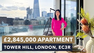 £2845000 apartment with HMS Belfast the Shard and Tower Bridge views [upl. by Aniat]