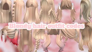 Blondy hair outfit codes berry Avenue outfits codes berryavenuecodes Bloxburg Berry Avenue hair pt1 [upl. by Kimberley899]