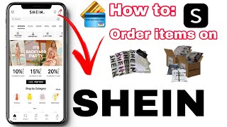 How to Order items on SHEIN 2022  How to Place Order on SHEIN App [upl. by Esaj]