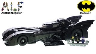 LEGO Batman 76139 1989 Batmobile  Lego Speed Build Review [upl. by Todhunter]