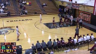 Fairfield High vs Oskaloosa High SchFairfield High vs Oskaloosa High School Boys Varsity Basketball [upl. by Nnaeirb]